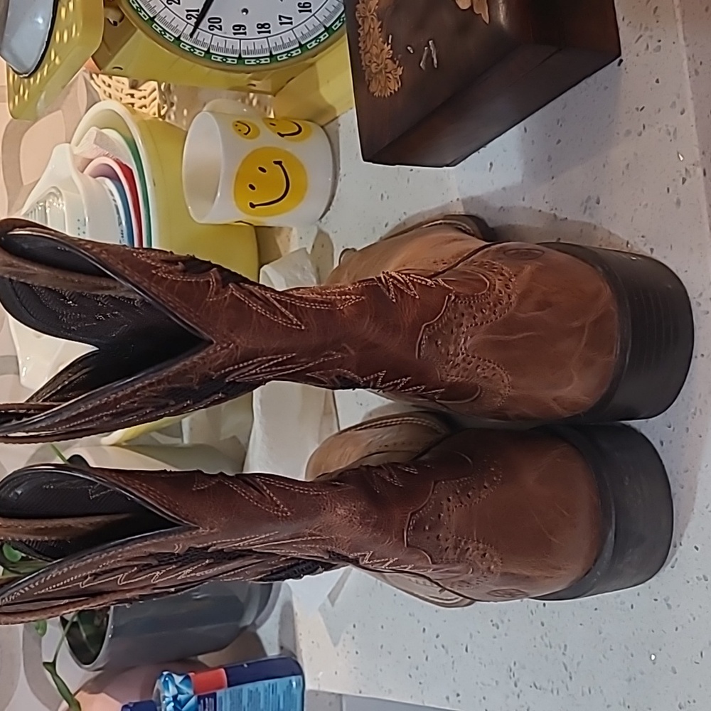 Men's Cool VentTek Western Boot Ariat Size 8 D Style Number Style 10031446 - Picture 6 of 13